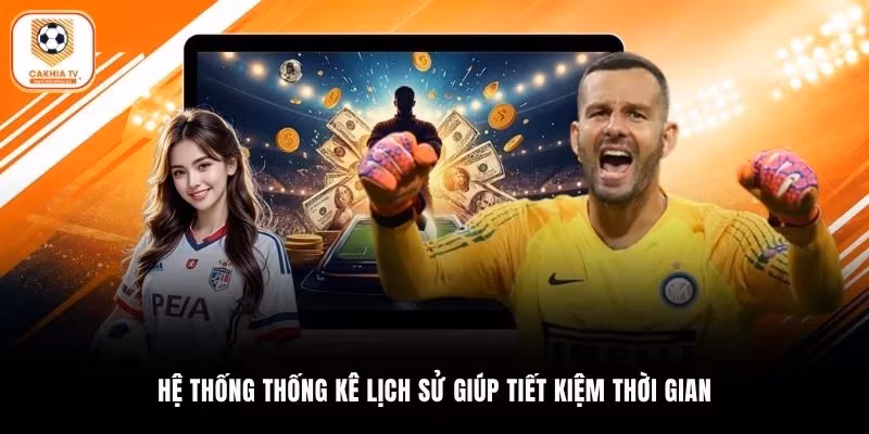 Hệ thống thống kê lịch sử giúp tiết kiệm thời gian